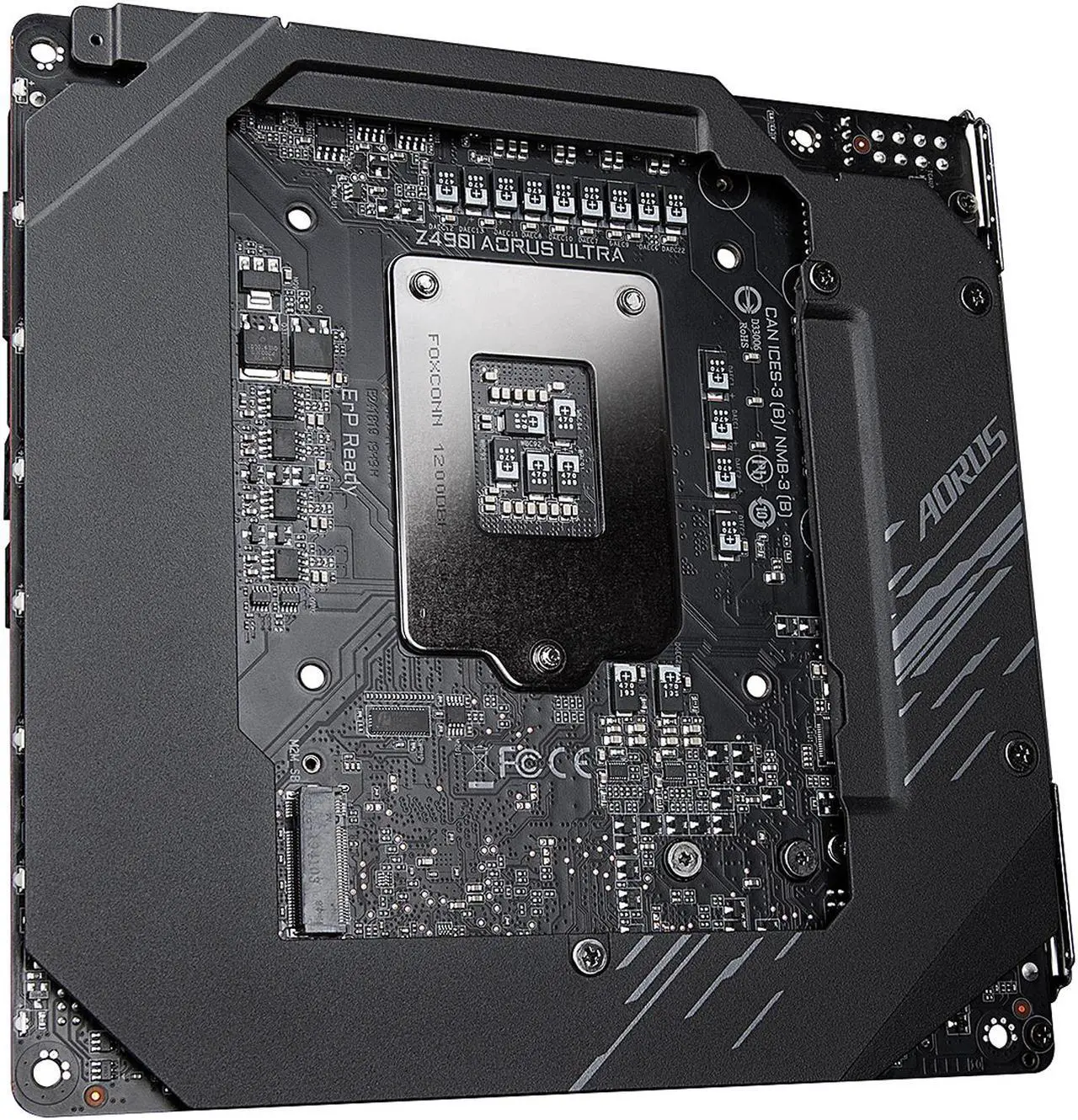 Alt view image 3 of 10 - GIGABYTE Z490I AORUS ULTRA LGA 1200 Intel Z490 Mini-ITX Motherboard with Dual M.2, SATA 6Gb/s, USB 3.2 Gen 2, WIFI 6, 2.5 GbE LAN