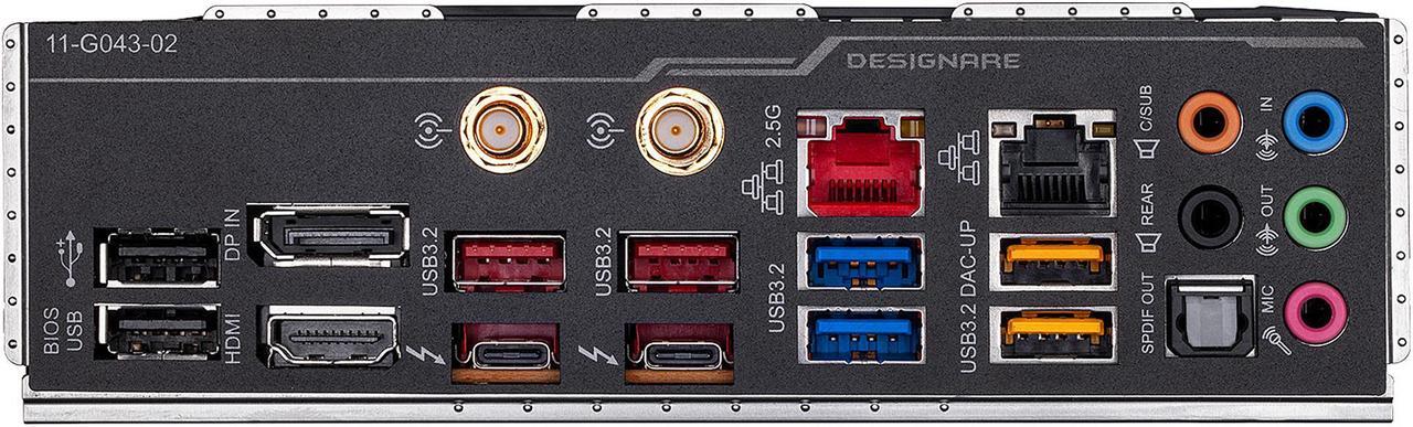 Alt view image 5 of 7 - GIGABYTE Z490 VISION D LGA 1200 Intel Z490 ATX Motherboard with Triple M.2, SATA 6Gb/s, USB 3.2 Gen 2, WIFI 6, 2.5 GbE LAN, Dual Thunderbolt 3