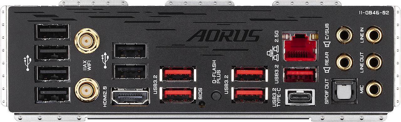 Alt view image 3 of 9 - GIGABYTE B550 AORUS MASTER AM4 AMD B550 ATX Motherboard with Triple M.2, SATA 6Gb/s, USB 3.2 Gen 2, WIFI 6, 2.5 GbE LAN, PCIe 4.0