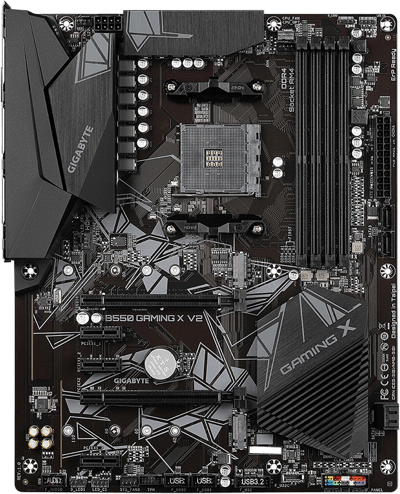 GIGABYTE B550 GAMING X V2 AM4 AMD B550 SATA 6Gb/s ATX AMD Motherboard