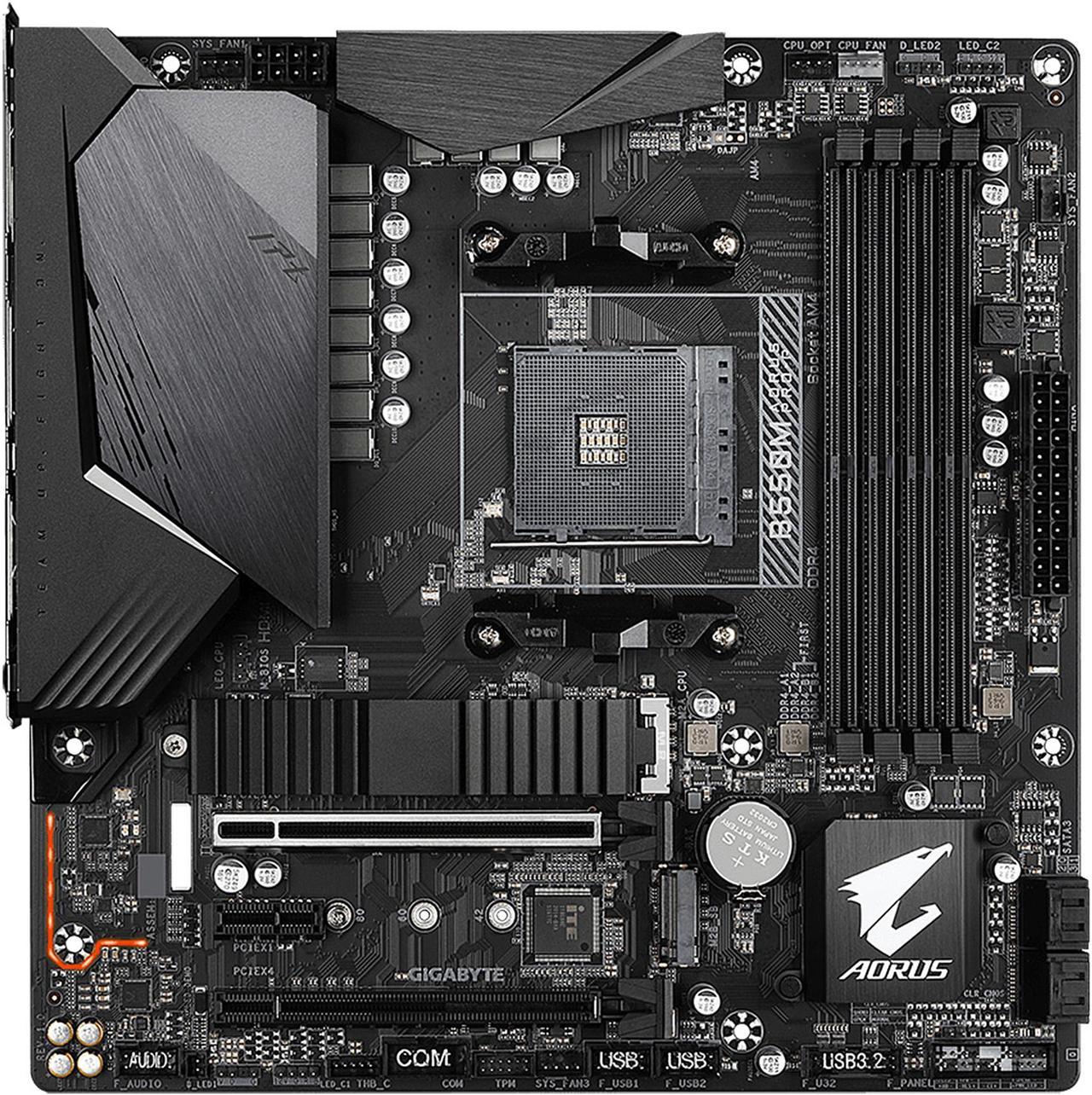 GIGABYTE B550M AORUS PRO-P AM4 AMD B550 SATA 6Gb/s USB 3.0 Micro ATX AMD Motherboard