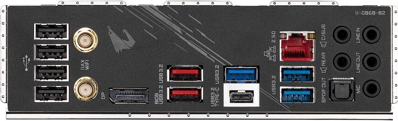 Alt view image 4 of 5 - GIGABYTE Z590 AORUS ELITE AX LGA 1200 Intel Z590 ATX Motherboard with Triple M.2, PCIe 4.0, USB 3.2 Gen2X2 Type-C, Intel WIFI 6, 2.5GbE LAN