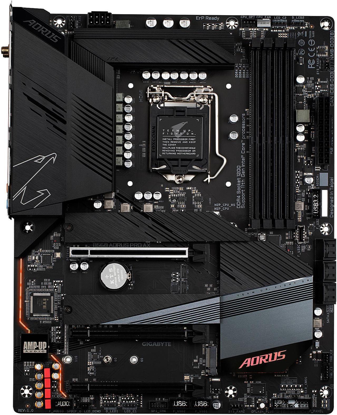 GIGABYTE B560 AORUS PRO AX LGA 1200 Intel B560 SATA 6Gb/s ATX Intel Motherboard