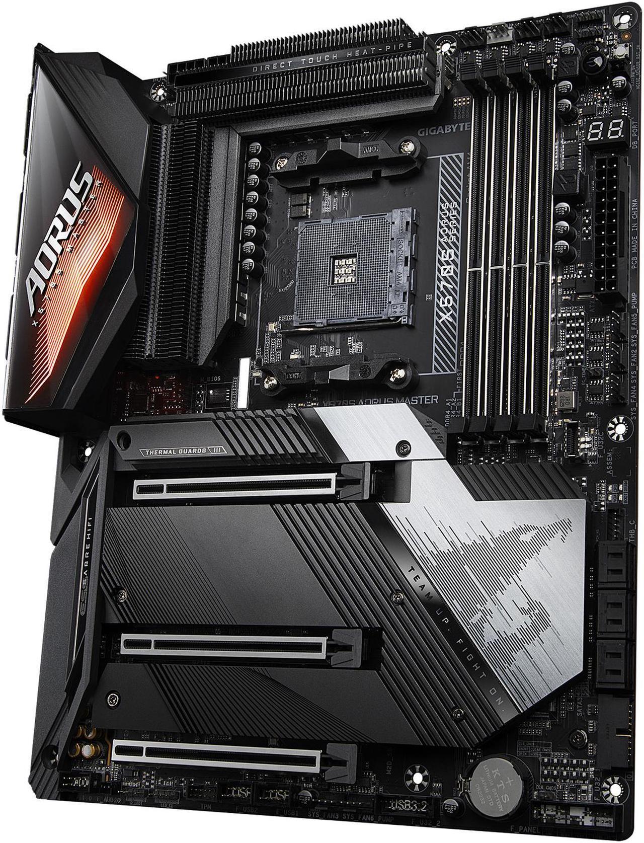 Alt view image 2 of 7 - GIGABYTE X570S AORUS MASTER AM4 AMD X570 USB 3.0 ATX AMD Motherboard