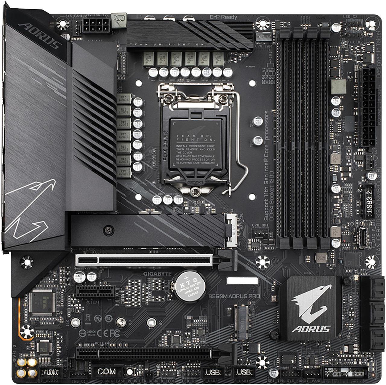 GIGABYTE B560M AORUS PRO LGA 1200 Micro ATX Intel Motherboard