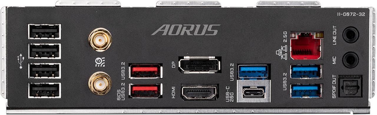Alt view image 5 of 6 - GIGABYTE Z690 AORUS ELITE AX (rev. 1.4) LGA 1700 Intel Z690 ATX Motherboard with DDR5, Quad M.2, PCIe 5.0, USB 3.2 Gen2X2 Type-C, WiFi 6E, 2.5GbE LAN