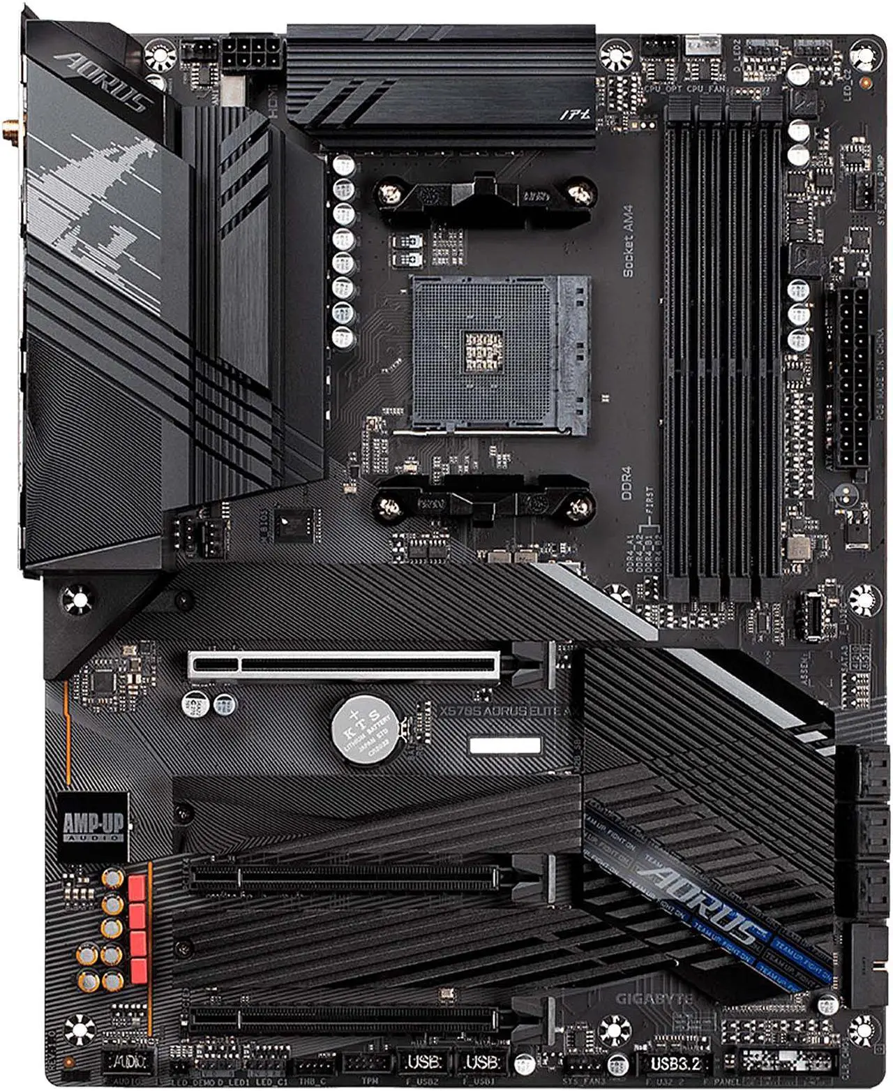 Main image of GIGABYTE X570S AORUS ELITE AX AMD Ryzen 3000 PCIe 4.0 SATA 6Gb/s USB 3.2 AMD X570S ATX Motherboard