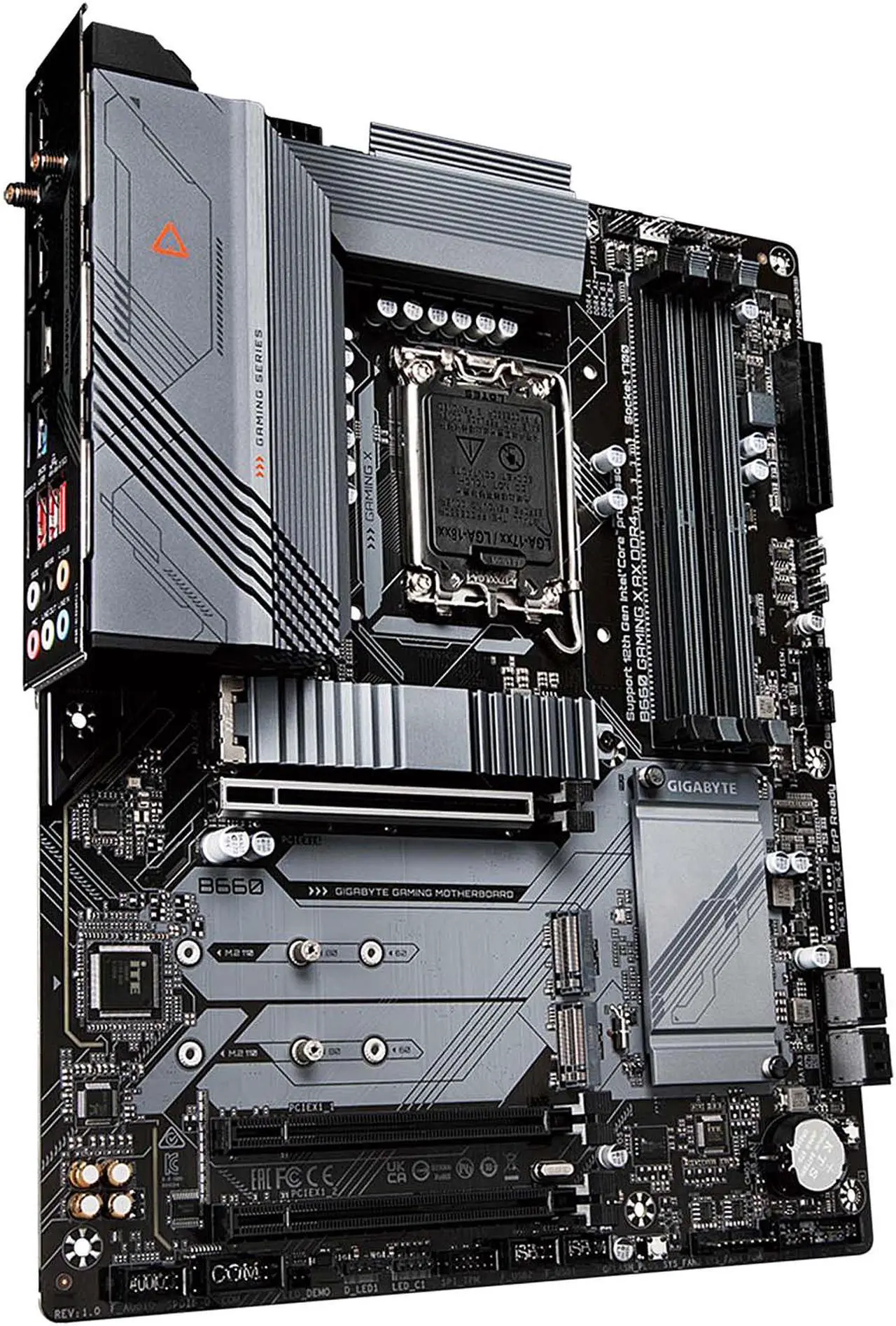 Alt view image 3 of 7 - GIGABYTE B660 GAMING X AX DDR4 B660 Intel LGA 1700 ATX Motherboard with DDR4, Triple M.2, PCIe 4.0, USB 3.2 Gen2 Type-C, WiFi 6E 802.11ax, 2.5GbE LAN