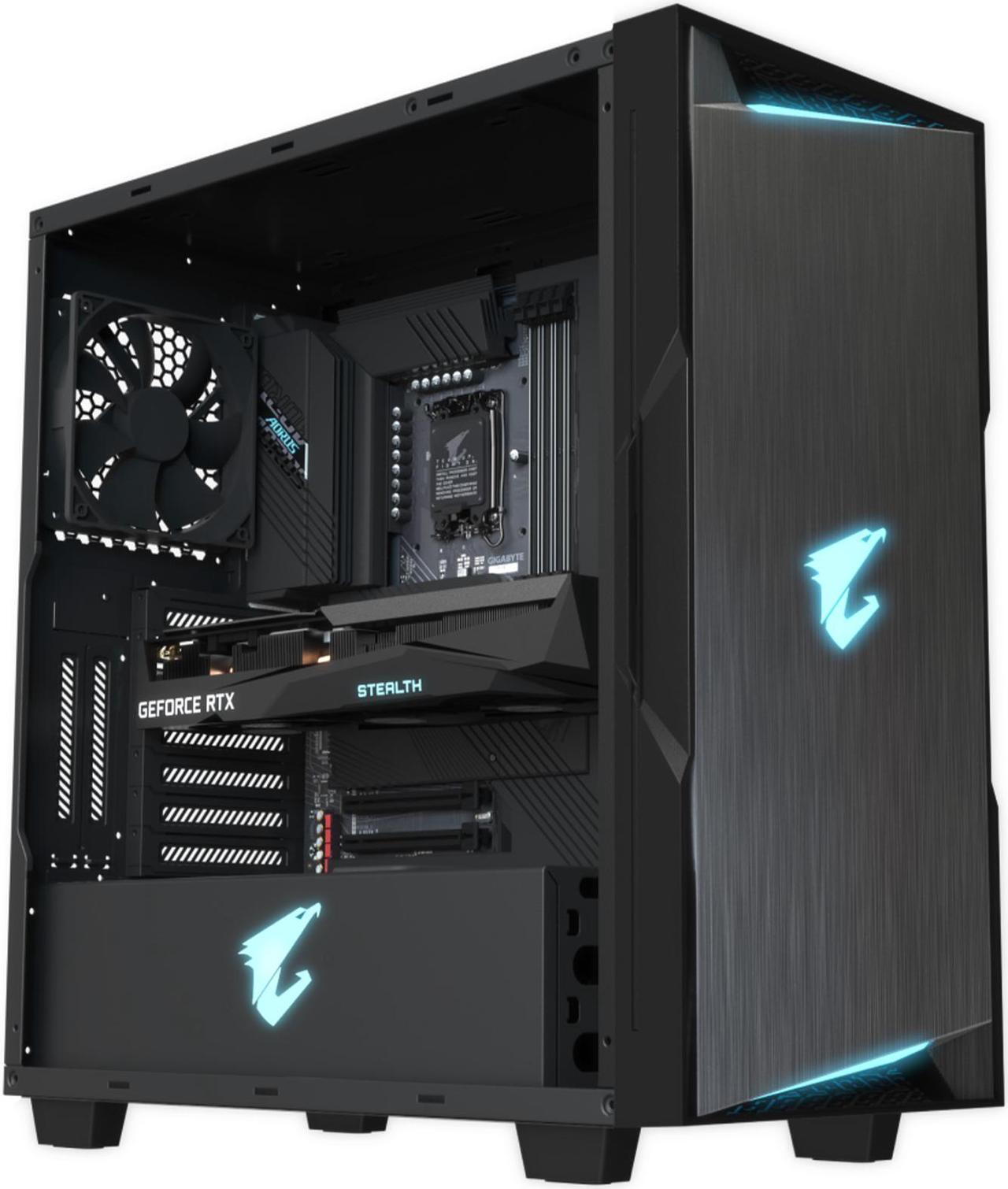 Alt view image 2 of 9 - GIGABYTE AORUS Project Stealth DIY PC Kit (Z690 AORUS ELITE STEALTH, NVIDIA GeForce RTX 3070 GAMING OC 8G STEALTH, AORUS C300G STEALTH) - GB-STEALTH COMBO IN2181