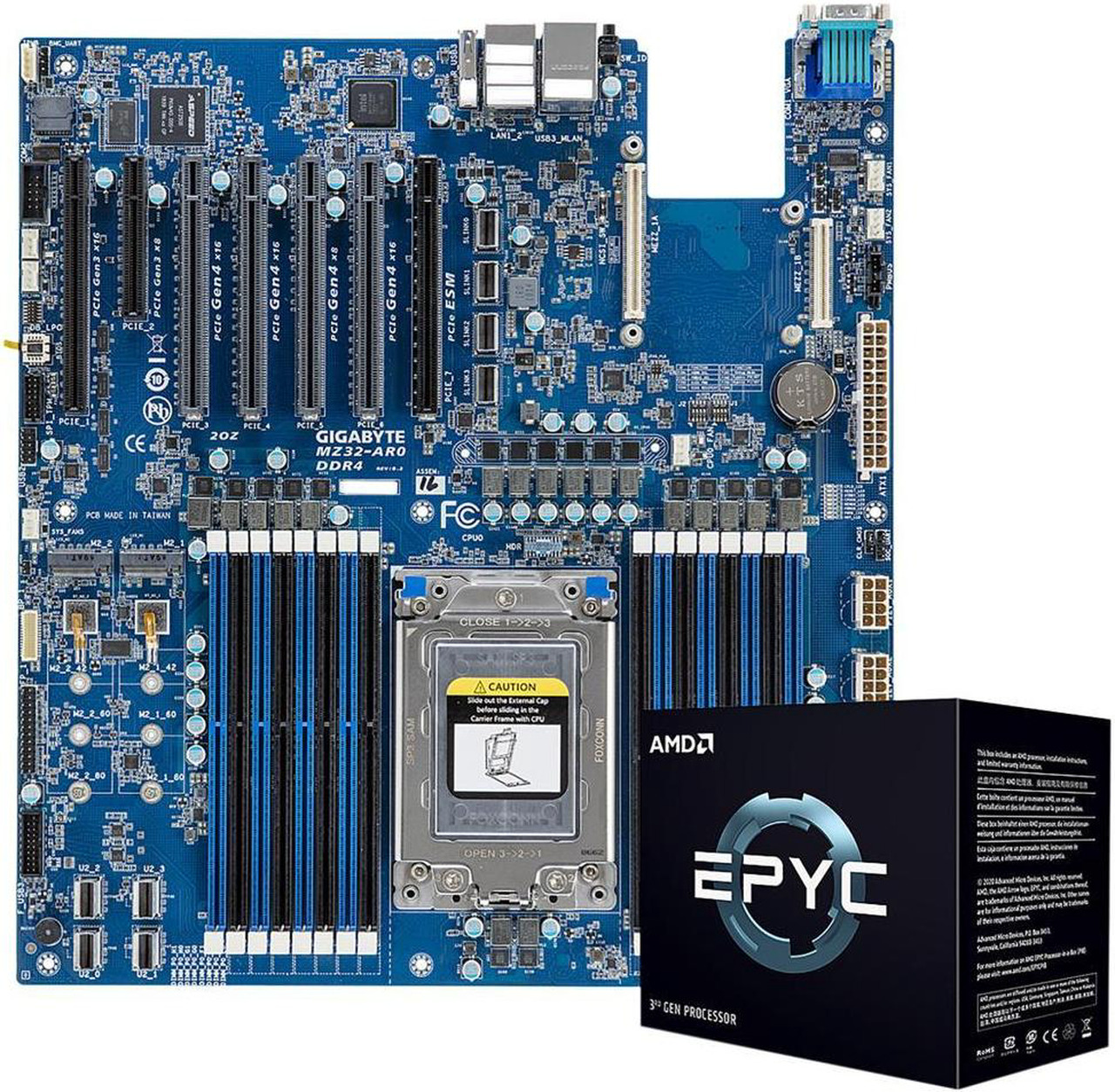 Processore x64 - EPYC™ 7532 - AMD - 32 core / per server di rete Processore x64 - EPYC™ 7532 - AMD - 32 core / per server di rete