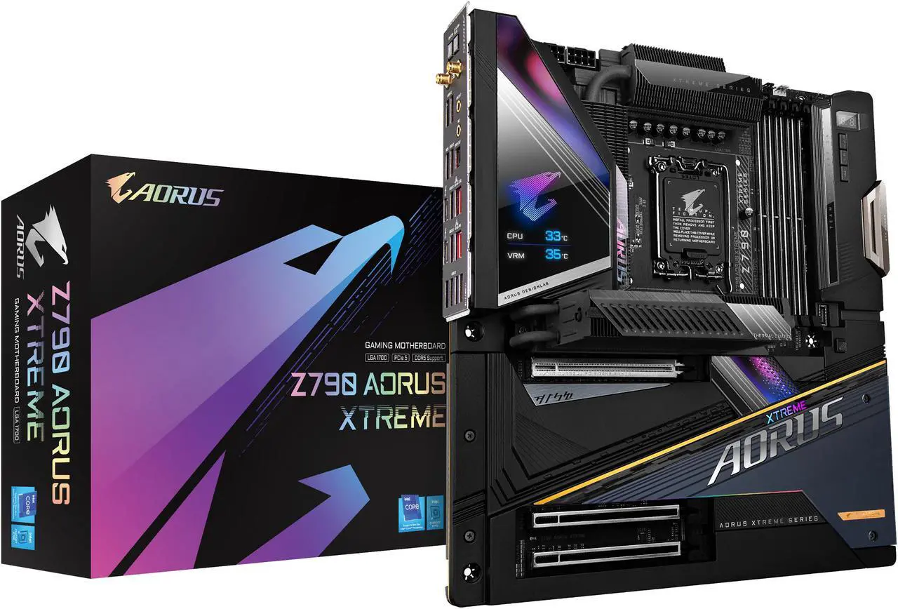 Main image of GIGABYTE Z790 AORUS XTREME LGA 1700 Intel Z790 EATX Motherboard with DDR5, M.2, PCIe 5.0, USB 3.2 Gen2X2 Type-C, Intel WiFi 6E, Marvell AQtion 10GbE LAN, Q-Flash Plus, EZ-Latch Plus