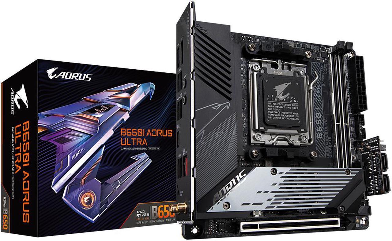 GIGABYTE B650I AORUS ULTRA AM5 AMD B650 SATA 6Gb/s Mini ITX Motherboard