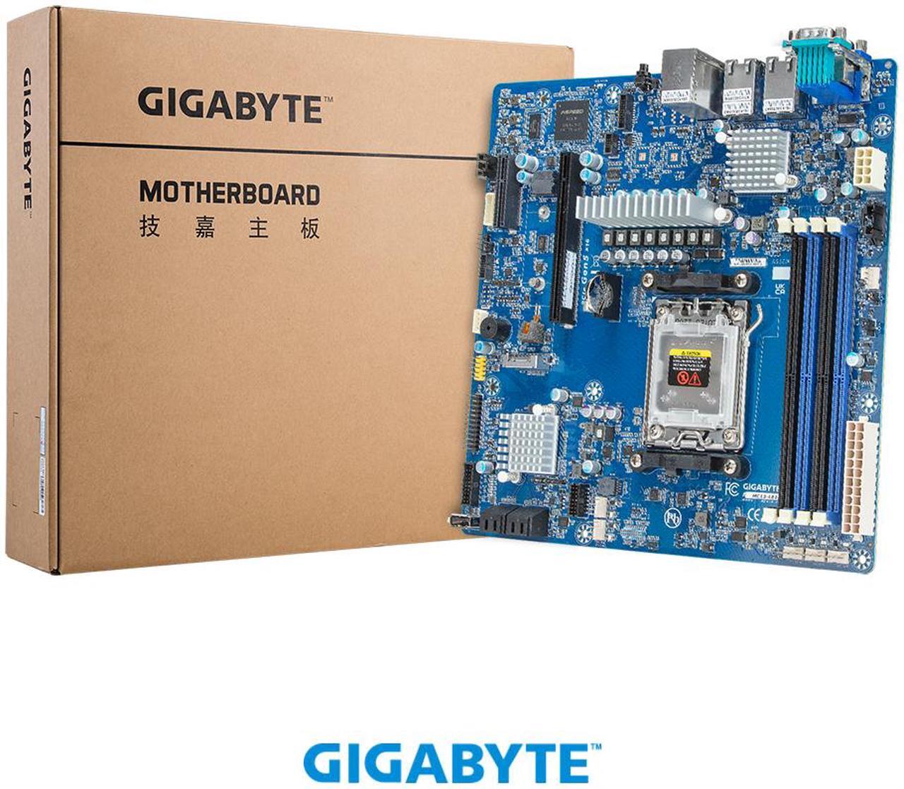 Alt view image 4 of 5 - GIGABYTE MC13-LE1 Micro ATX Server Motherboard, AMD Ryzen™ 7000 Series Processors, AM5, AMD B650E..