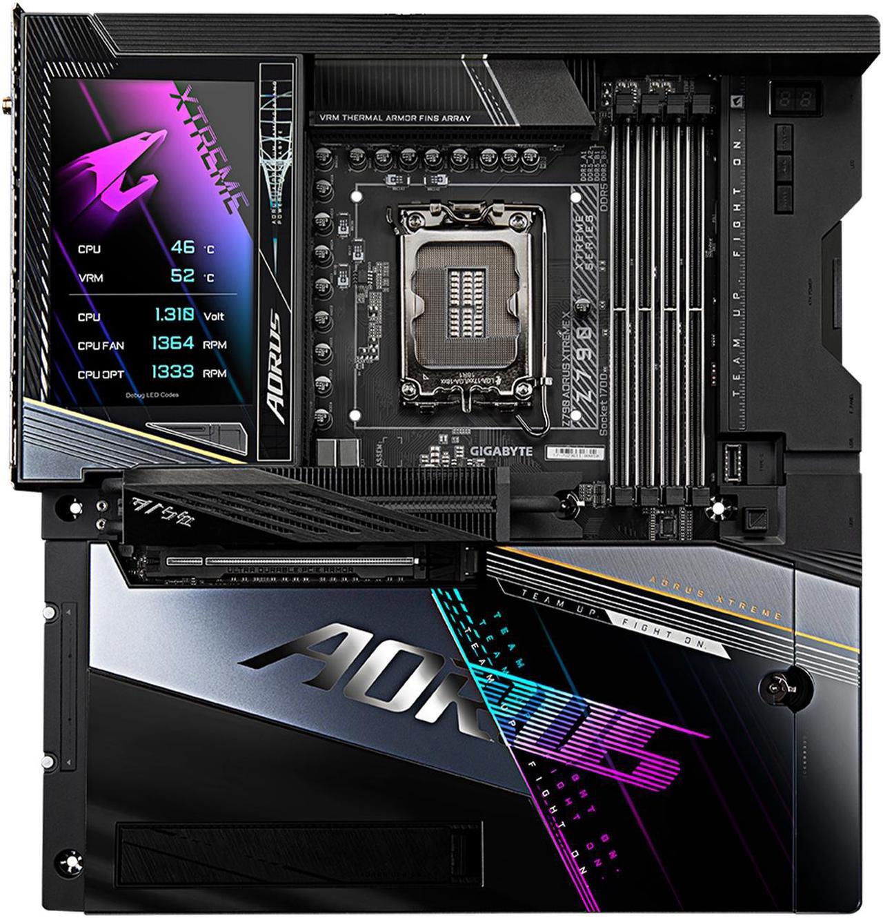 Alt view image 2 of 5 - GIGABYTE Z790 AORUS XTREME X LGA 1700(14th,13th,12th Gen) Intel Z790 X EATX Motherboard with DDR5, 5 M.2, PCIe 5.0, USB 3.2 Type-C, Wi-Fi 7, 10GbE LAN, Q-Flash Plus, EZ-Latch Plus