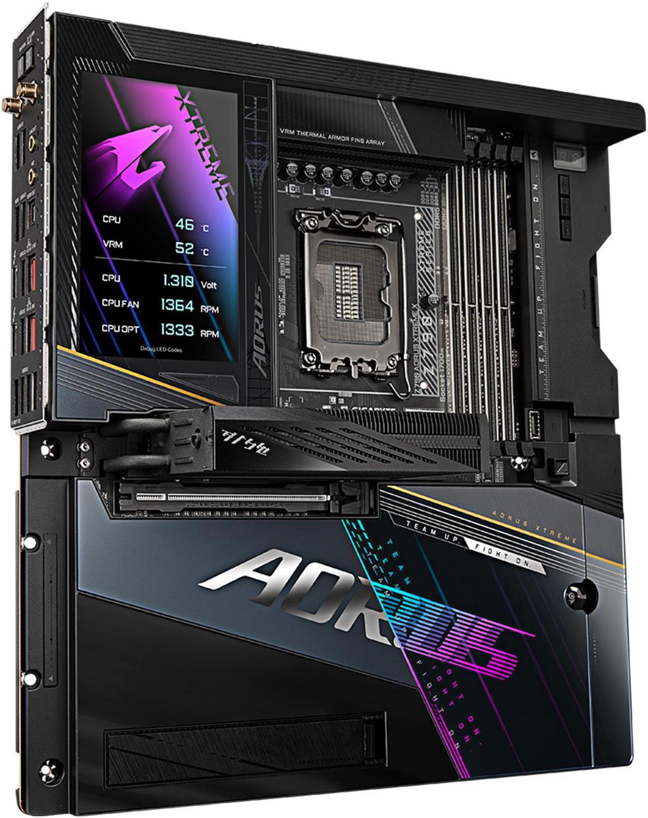 Alt view image 3 of 5 - GIGABYTE Z790 AORUS XTREME X LGA 1700(14th,13th,12th Gen) Intel Z790 X EATX Motherboard with DDR5, 5 M.2, PCIe 5.0, USB 3.2 Type-C, Wi-Fi 7, 10GbE LAN, Q-Flash Plus, EZ-Latch Plus