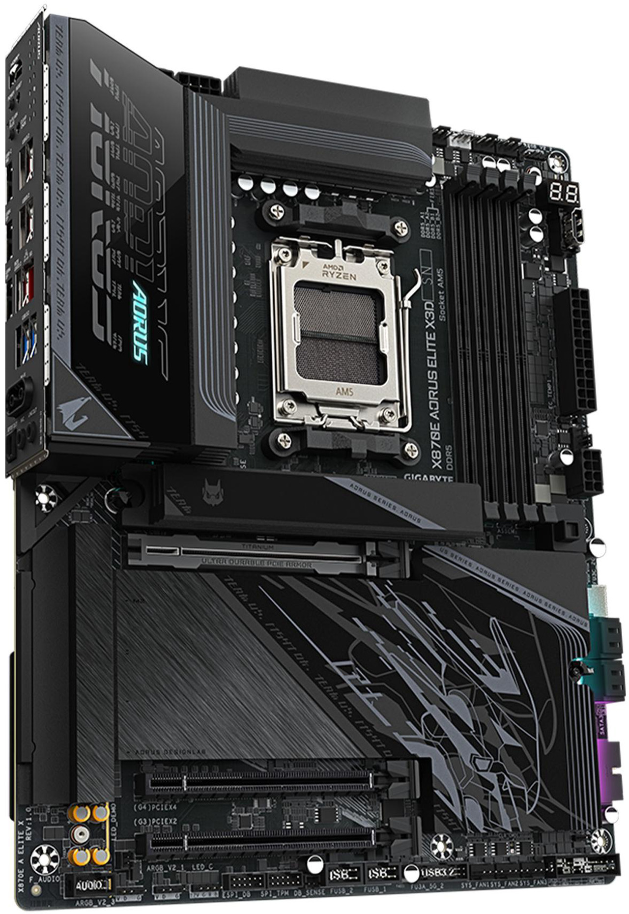 Open Box: GIGABYTE X870E AORUS ELITE X3D AMD AM5 LGA 1718 ATX Motherboard, Supports AMD Ryzen 9000/8000/7000 Series Processors, DDR5, 16+2+2 Power Phase, 4x M.2, PCIe 5.0, USB4 Type-C, WIFI 7 - Newegg.ca - Open Box condition - Image 12