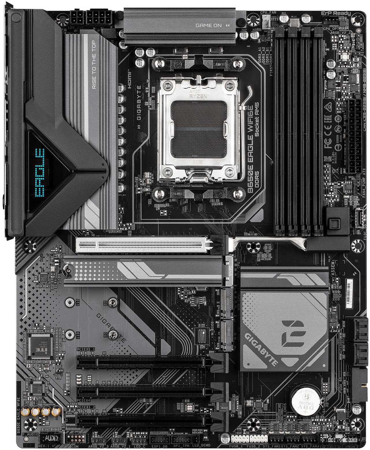 Open Box: GIGABYTE B650E EAGLE WIFI6E AMD AM5 LGA 1718 E-ATX Motherboard, Supports AMD Ryzen 9000/8000/7000 Series Processors, DDR5, 8+2+2 Total Power Phase, 3x M.2, PCIe 5.0, USB 3.2 Gen 1 Type-C, Wi-Fi 6E, 2. - Newegg.com - Open Box condition - Image 13