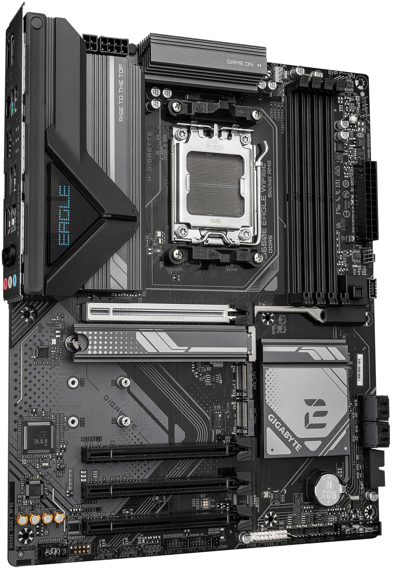 Open Box: GIGABYTE B650E EAGLE WIFI6E AMD AM5 LGA 1718 E-ATX Motherboard, Supports AMD Ryzen 9000/8000/7000 Series Processors, DDR5, 8+2+2 Total Power Phase, 3x M.2, PCIe 5.0, USB 3.2 Gen 1 Type-C, Wi-Fi 6E, 2. - Newegg.com - Open Box condition - Image 14