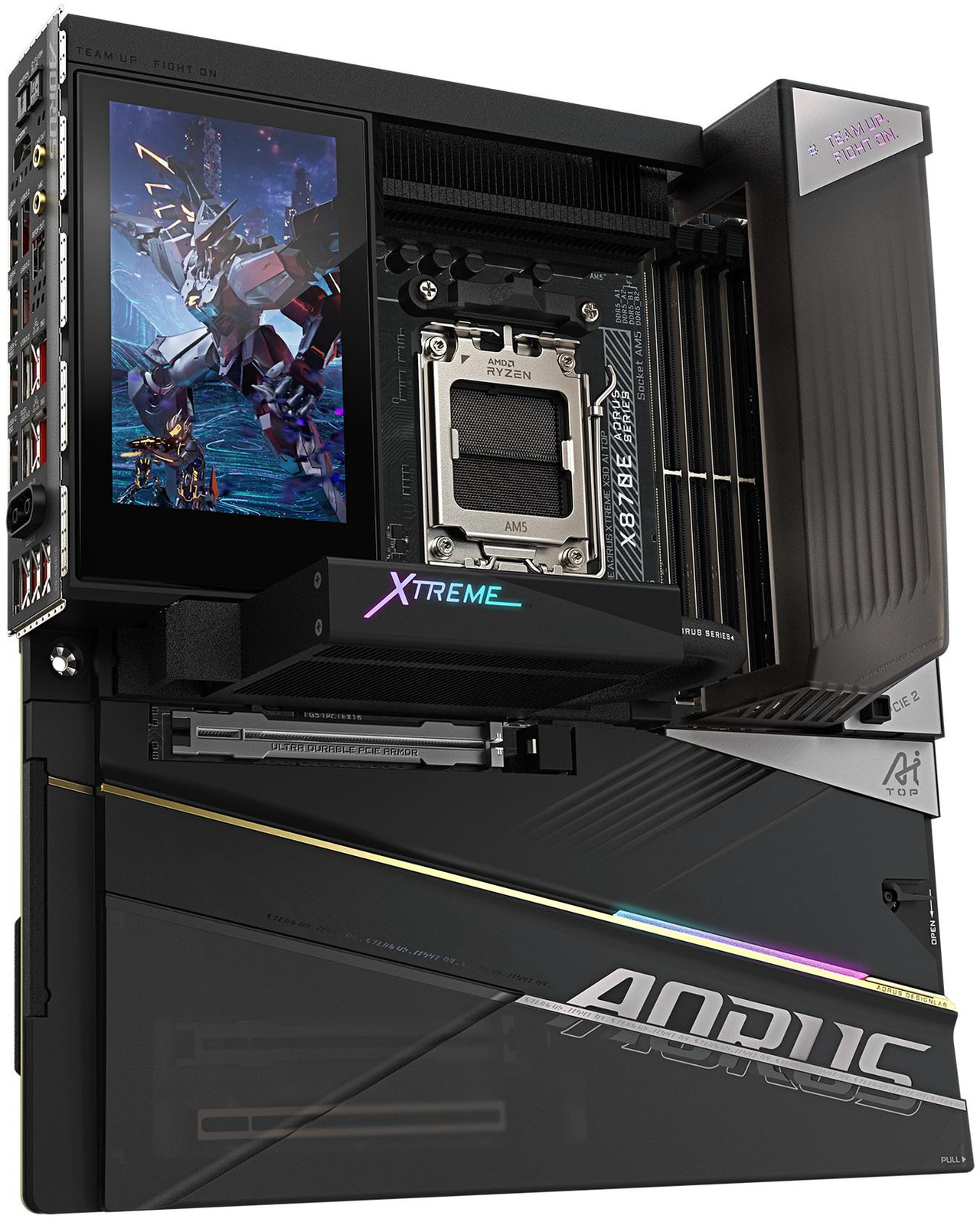 Open Box: GIGABYTE X870E AORUS XTREME X3D AI TOP AMD AM5 LGA 1718, E-ATX, Supports AMD Ryzen 9000/8000/7000 Series Processors, DDR5, 24+2+2 Total Power Phase, 5x M.2, PCIe 5.0, USB4 Type-C, WIFI7, Dual 10GbE, P - Newegg.com - Open Box condition - Image 15