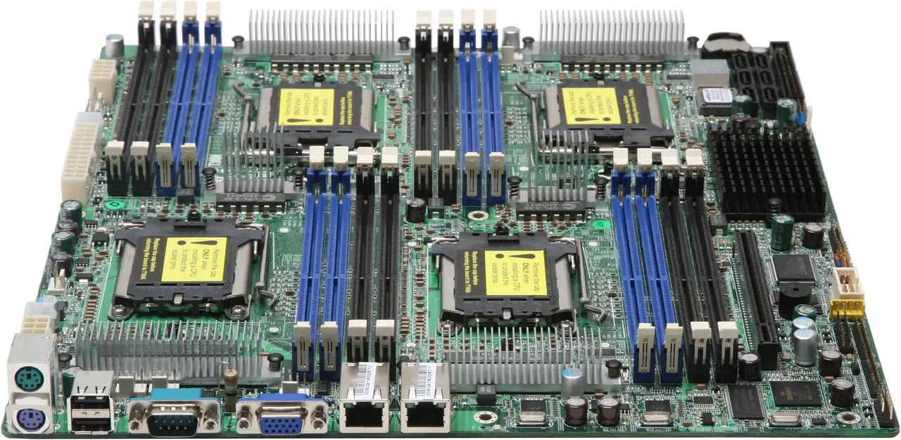 Alt view image 2 of 5 - TYAN S4980G2NR Thunder n3600QE Quad 1207(F) NVIDIA nForce Professional 3600 Extended ATX Four AMD Opteron (Rev.F) 8000 series Server Motherboard