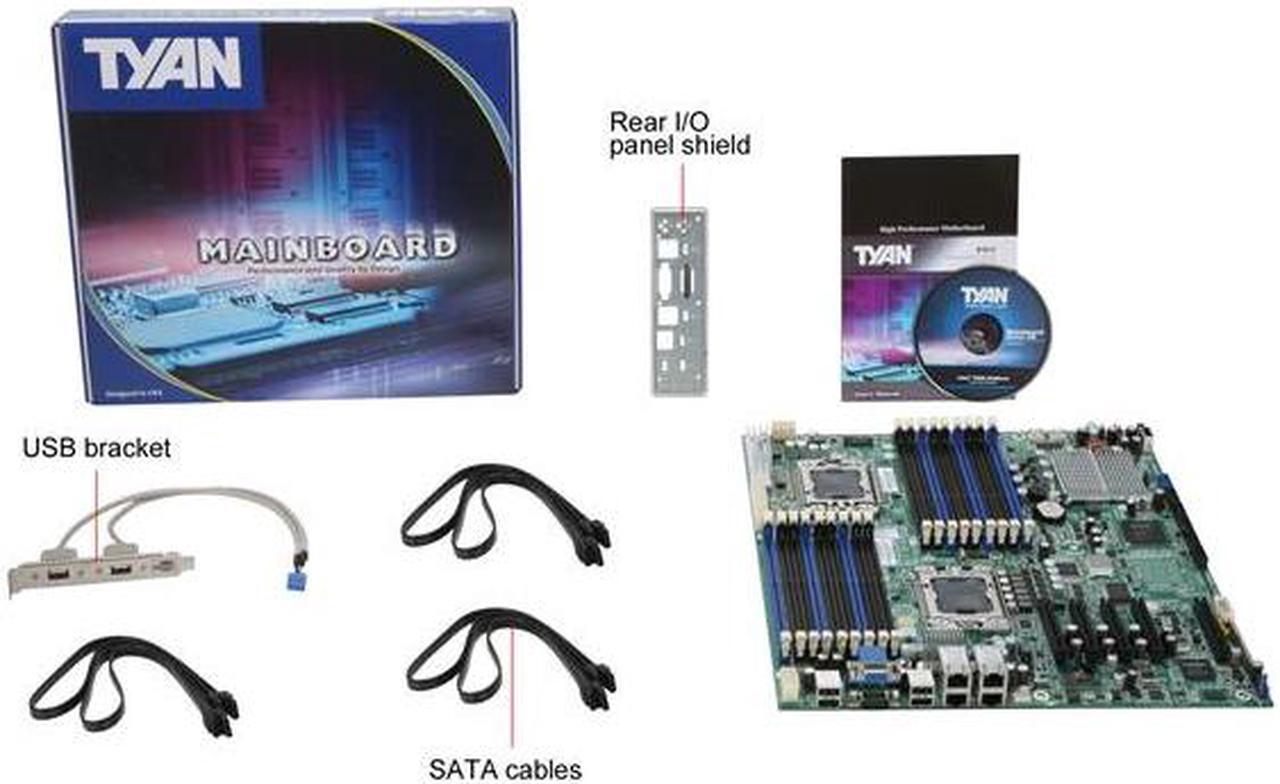Alt view image 5 of 5 - TYAN S7012GM4NR SSI EEB Server Motherboard Dual LGA 1366 Intel 5520 DDR3 1333