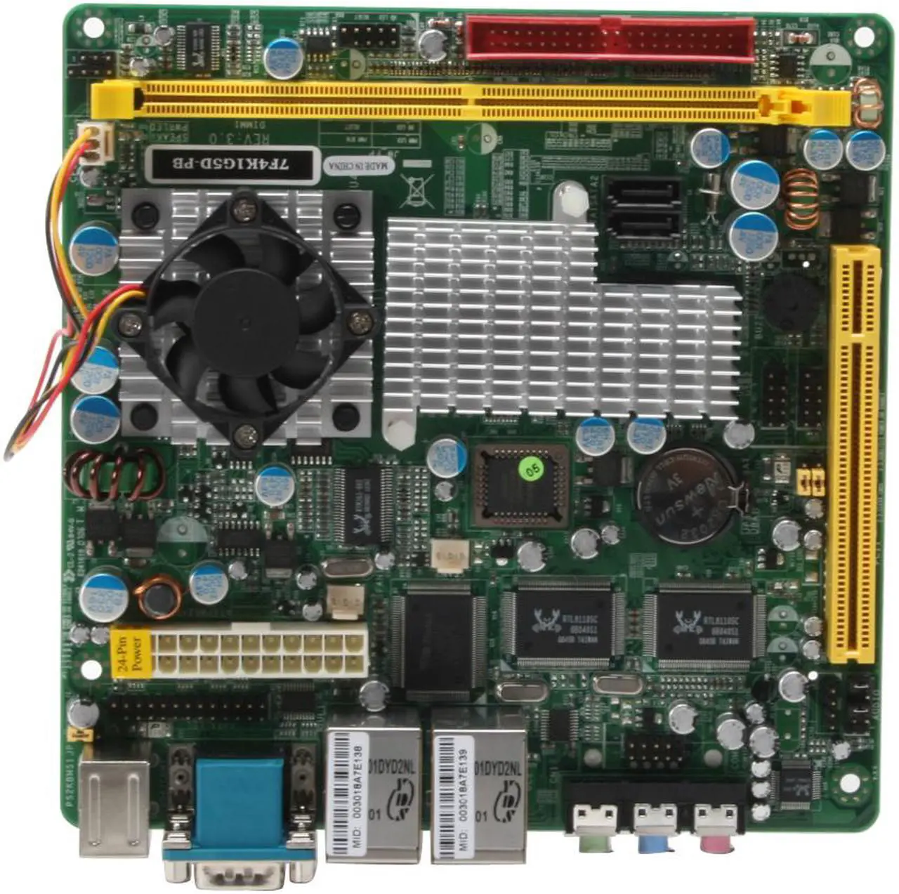 Alt view image 3 of 7 - JetWay J7F4K1G5D-PB VIA NanoBGA C7 Processor VIA CN700 Mini ITX Motherboard / CPU Combo