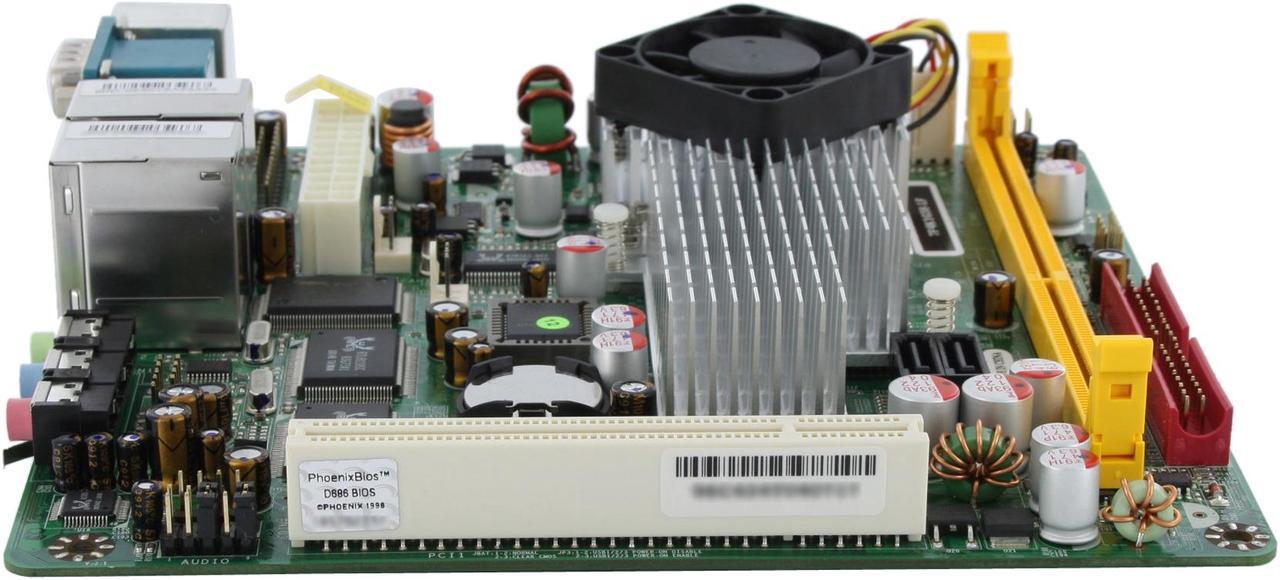 Alt view image 2 of 11 - JetWay J7F4K1G5S-LF VIA C7 VIA NanoBGA2 VIA CN700 Mini ITX Motherboard / CPU Combo