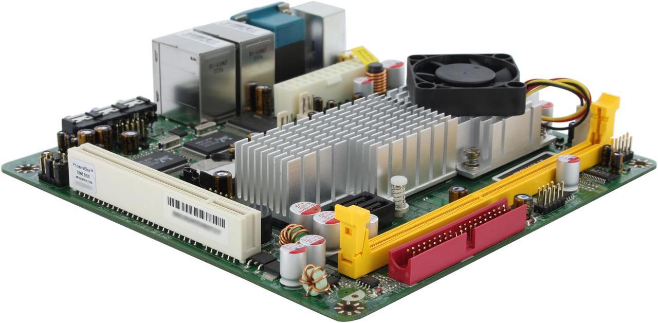 Alt view image 3 of 11 - JetWay J7F4K1G5S-LF VIA C7 VIA NanoBGA2 VIA CN700 Mini ITX Motherboard / CPU Combo