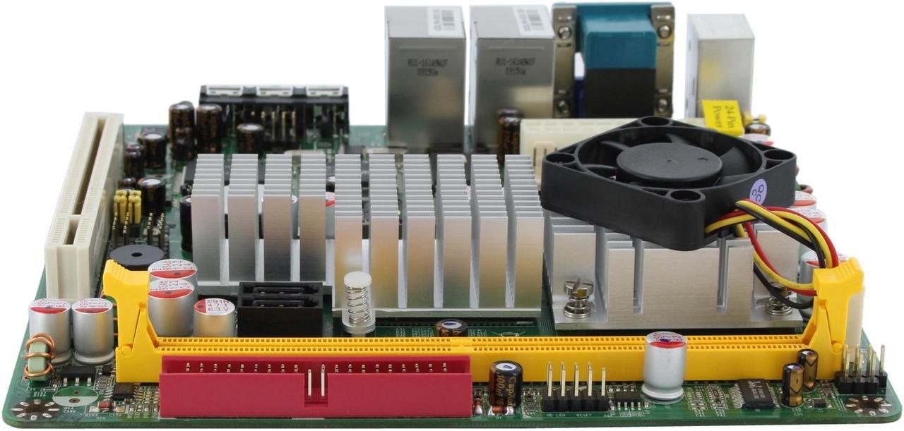 Alt view image 4 of 11 - JetWay J7F4K1G5S-LF VIA C7 VIA NanoBGA2 VIA CN700 Mini ITX Motherboard / CPU Combo