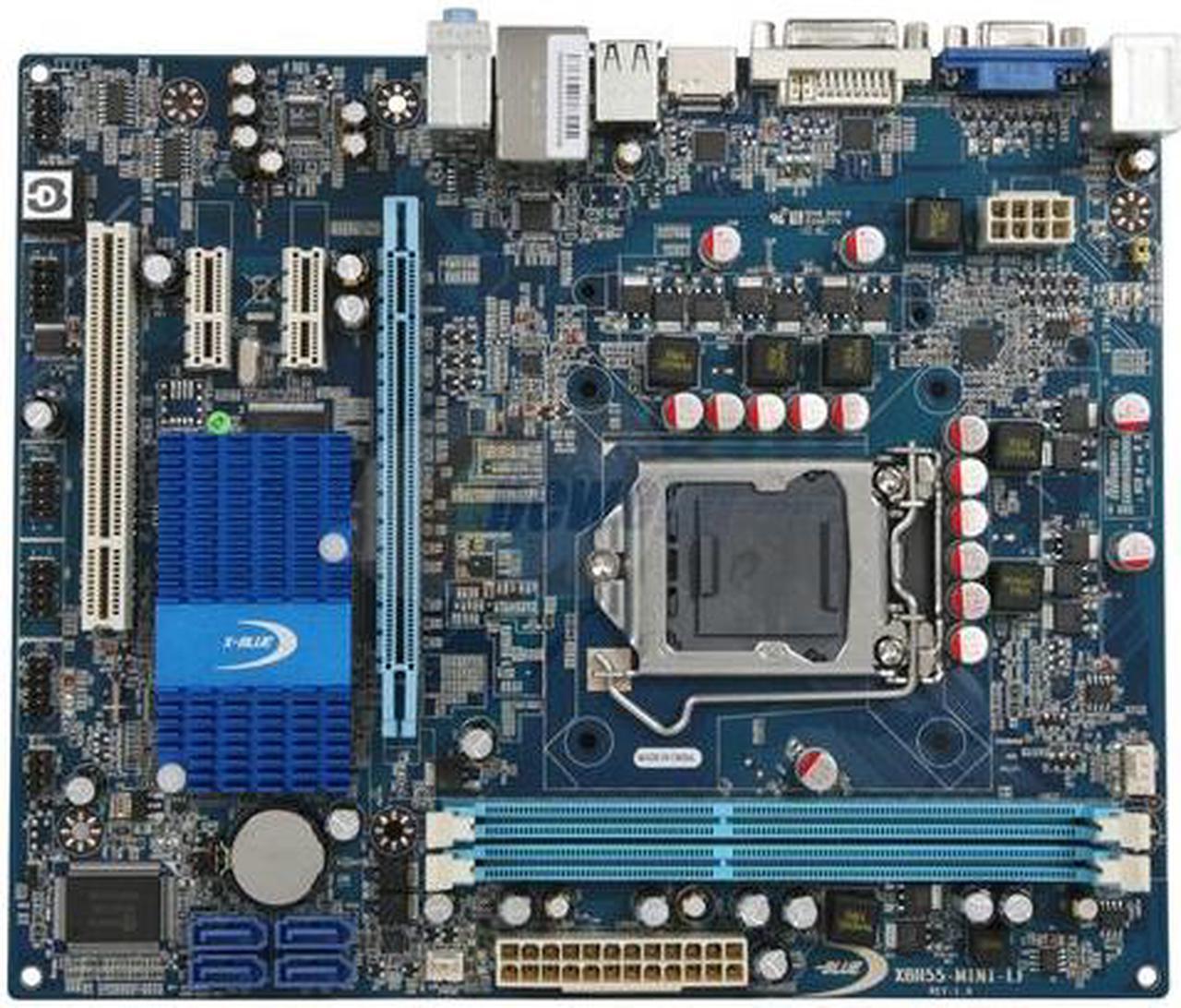 Alt view image 3 of 5 - JetWay JXBLUE-H55-MINI-LF LGA 1156 Intel H55 HDMI Micro ATX Intel Motherboard