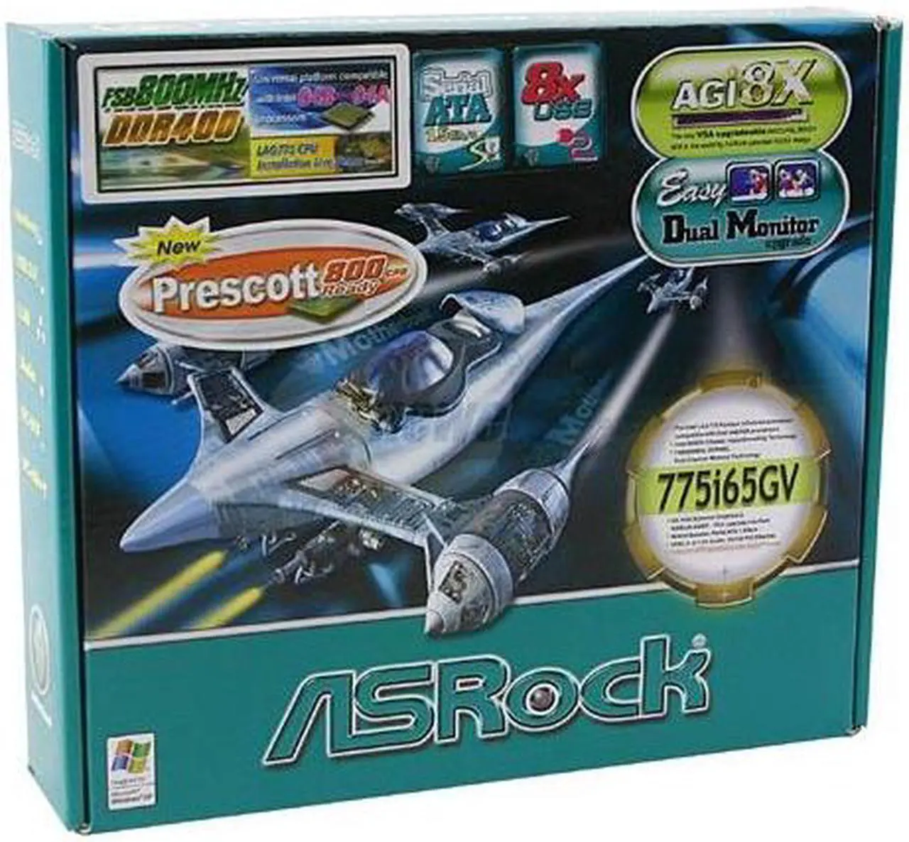 Alt view image 3 of 3 - ASRock 775I65GV LGA 775 Intel 865GV Micro ATX Intel Motherboard
