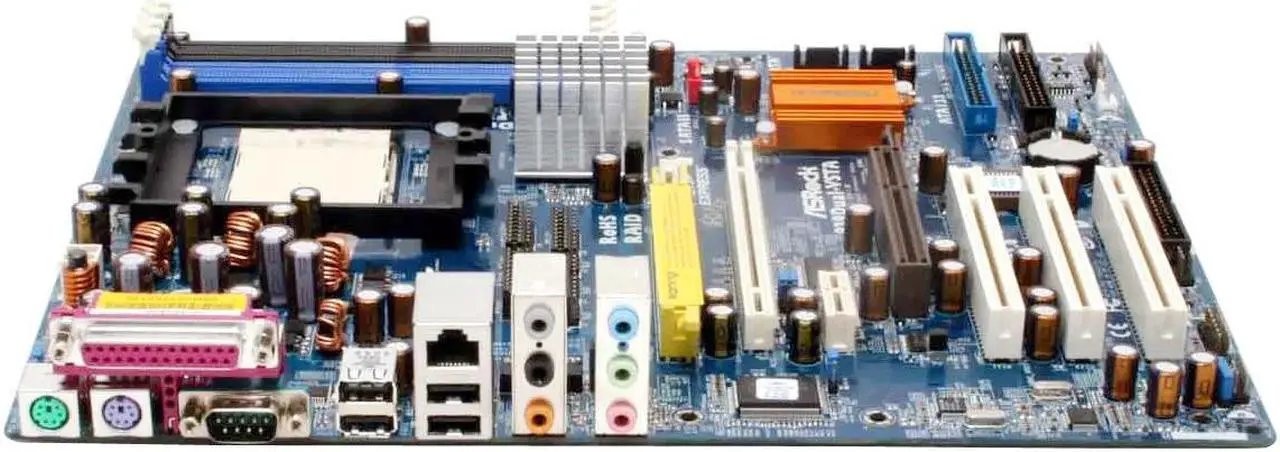 Alt view image 2 of 6 - ASRock 939Dual-VSTA 939 ULi M1695 ATX AMD Motherboard