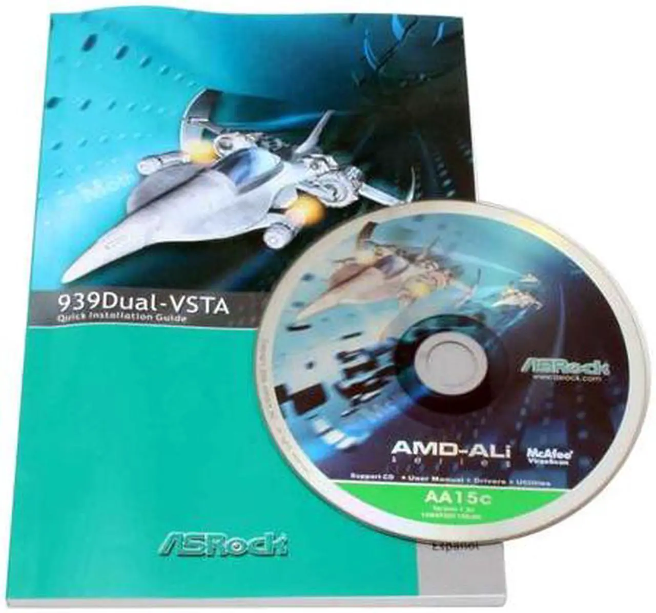 Alt view image 4 of 6 - ASRock 939Dual-VSTA 939 ULi M1695 ATX AMD Motherboard