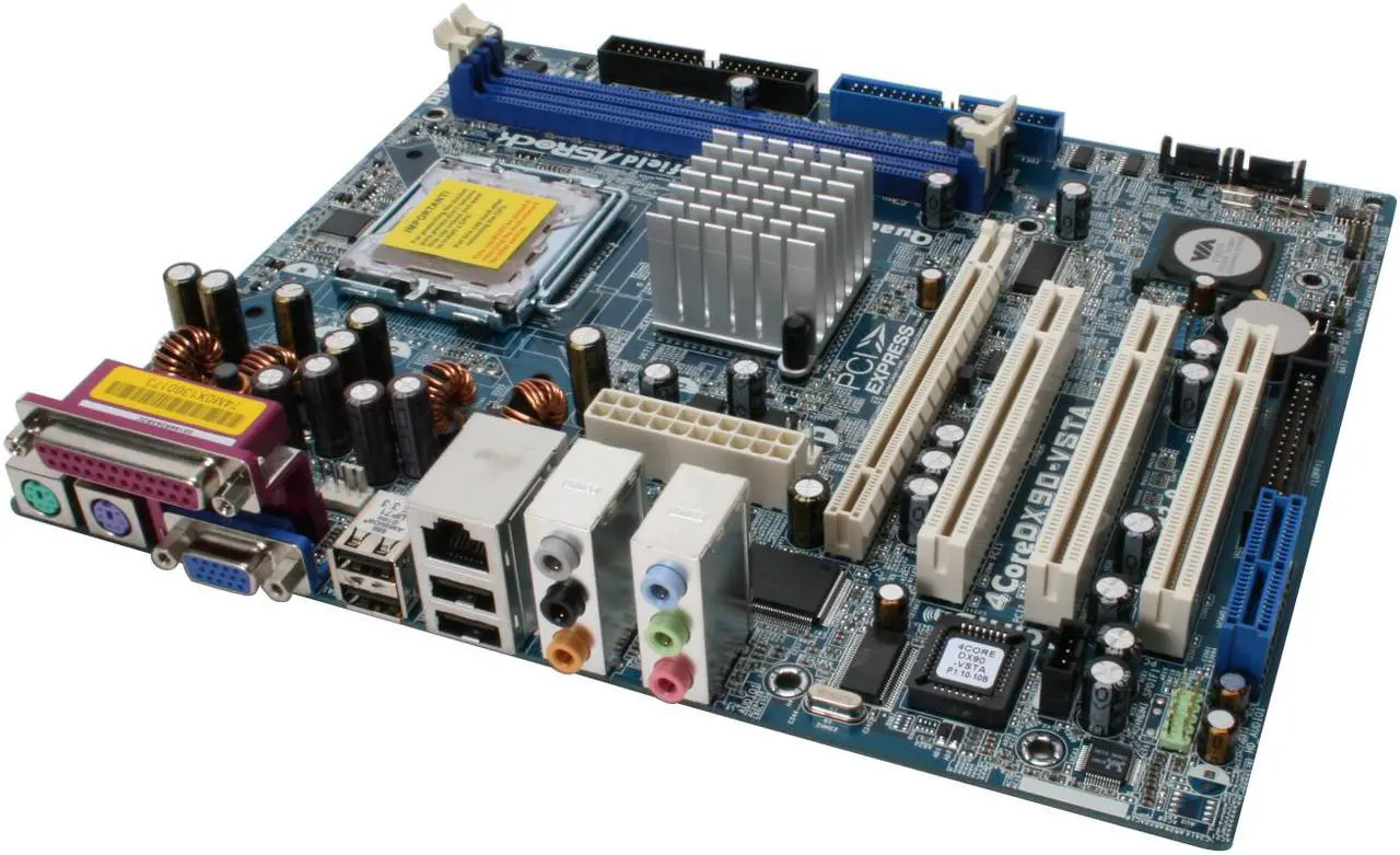 Main image of ASRock 4CoreDX90-VSTA LGA 775 VIA P4M900 Micro ATX Intel Motherboard