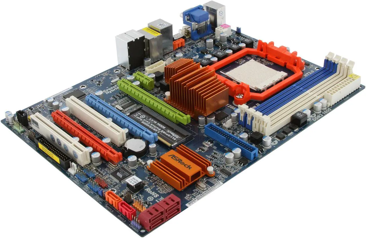 Alt view image 3 of 11 - ASRock M3A785GXH/128M AM3 AMD 785G HDMI ATX AMD Motherboard