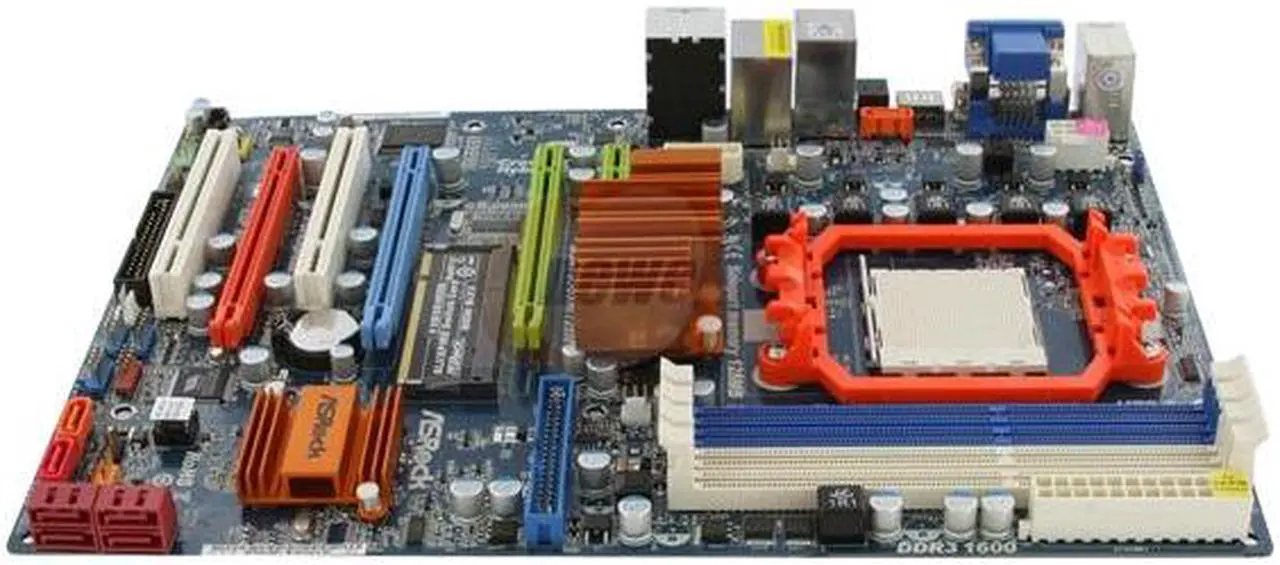 Alt view image 4 of 11 - ASRock M3A785GXH/128M AM3 AMD 785G HDMI ATX AMD Motherboard