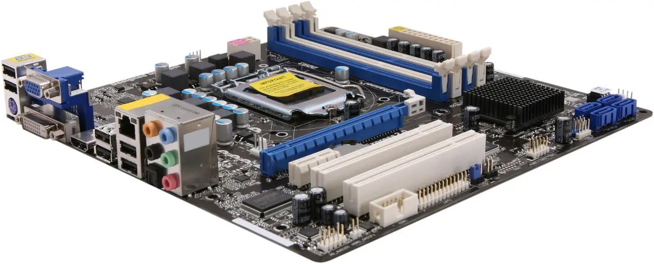 Main image of ASRock H61M-GE LGA 1155 Intel H61 HDMI Micro ATX Intel Motherboard