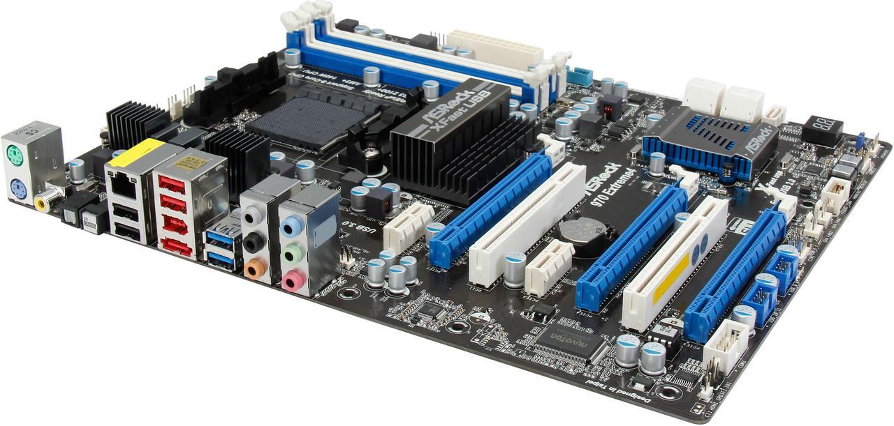 ASRock 970 Extreme4 AM3+/AM3 AMD 970 + SB950 SATA 6Gb/s USB 3.0 ATX AMD Motherboard with UEFI BIOS