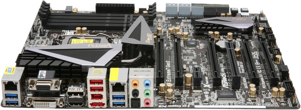 Alt view image 2 of 5 - ASRock Z68 Extreme7 Gen3 LGA 1155 Intel Z68 HDMI SATA 6Gb/s USB 3.0 ATX Intel Motherboard