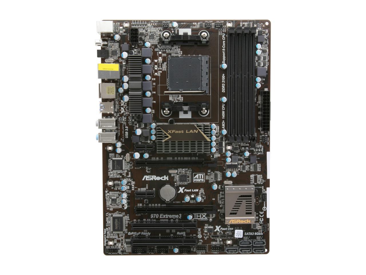 ASRock 970 EXTREME3 AM3+ ATX AMD Motherboard
