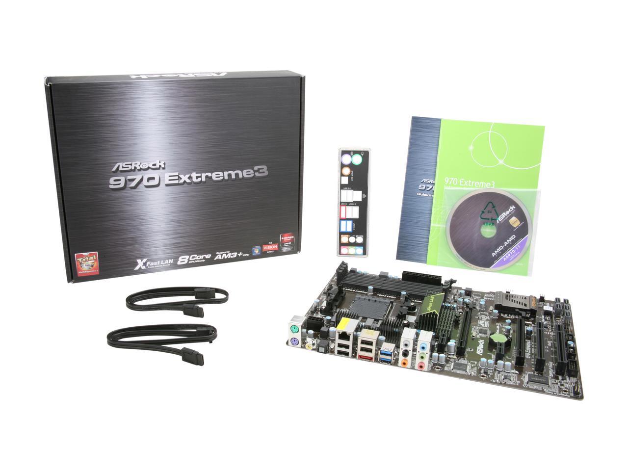 ASRock 970 EXTREME3 AM3+ ATX AMD Motherboard