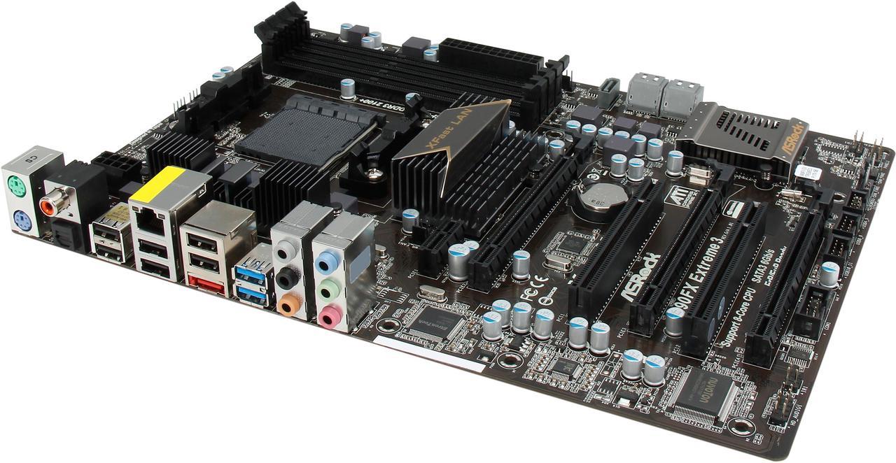 ASRock 990FX Extreme3 AM3+ AMD 990FX + SB950 SATA 6Gb/s USB 3.0 ATX AMD Motherboard with UEFI BIOS