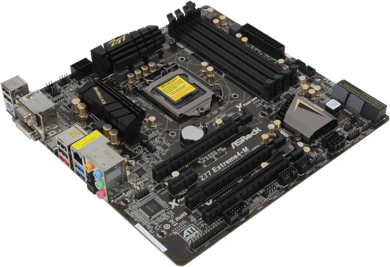 Main image of ASRock Z77 Extreme4-M LGA 1155 Intel Z77 HDMI USB 3.0 Micro ATX Intel Motherboard