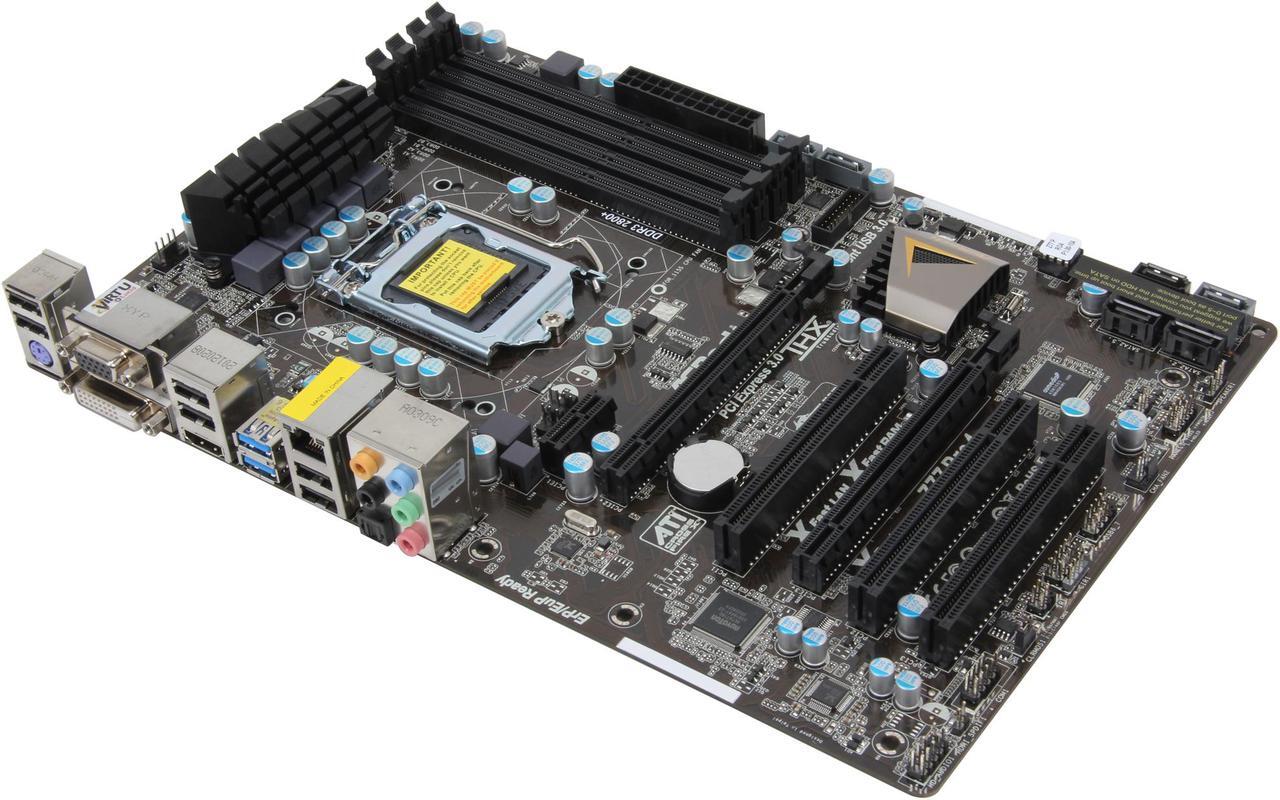 Main image of ASRock Z77 Pro4 LGA 1155 Intel Z77 HDMI SATA 6Gb/s USB 3.0 ATX Intel Motherboard
