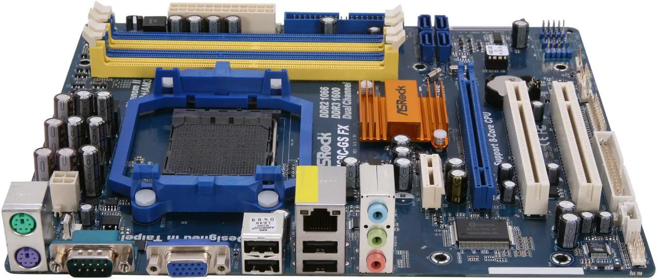 Alt view image 2 of 5 - ASRock N68C-GS FX AM3+ NVIDIA GeForce 7025 / nForce 630a Micro ATX AMD Motherboard