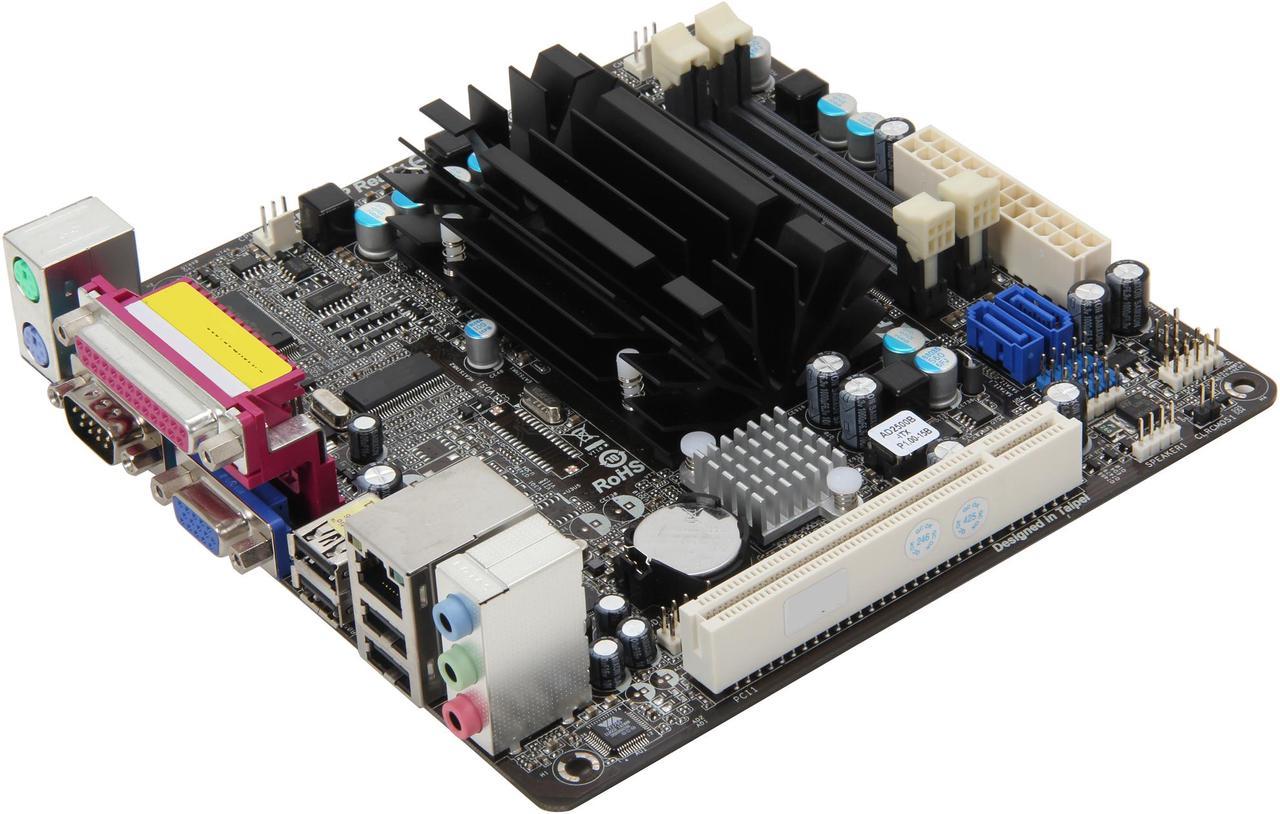 ASRock AD2500B-ITX Intel Atom D2500 (1.86GHz, dual core) Intel NM10 Mini ITX Motherboard / CPU Combo