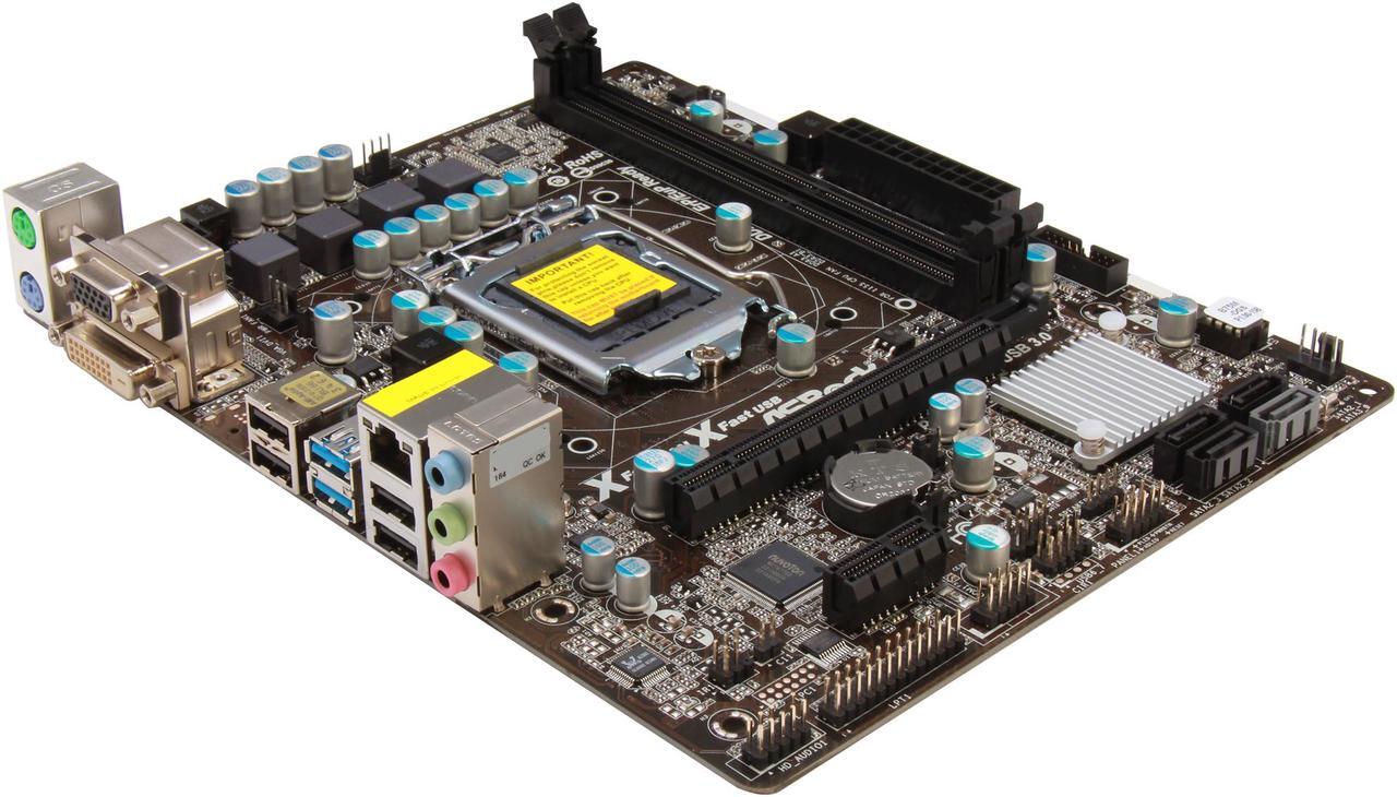 Main image of ASRock B75M-DGS LGA 1155 Intel B75 USB 3.0 Micro ATX Intel Motherboard