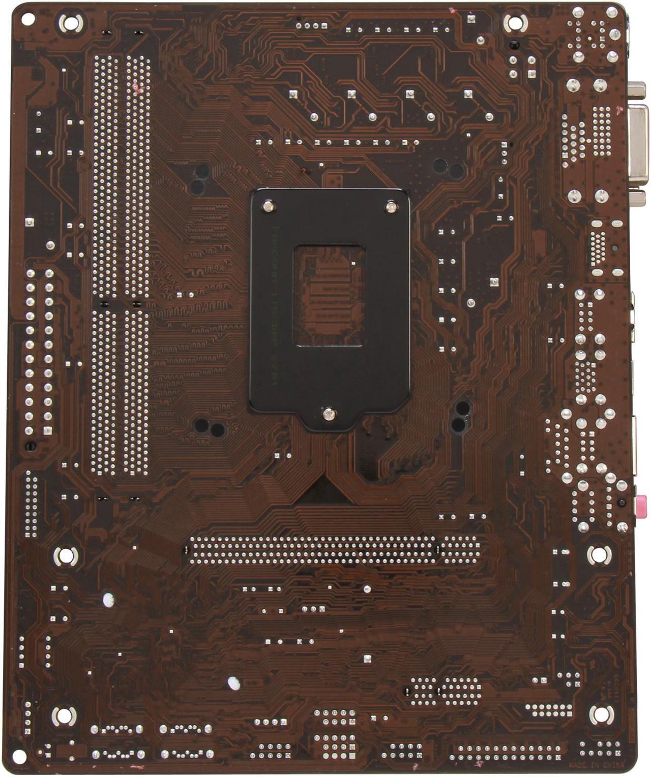 Alt view image 4 of 5 - ASRock B75M-DGS LGA 1155 Intel B75 USB 3.0 Micro ATX Intel Motherboard