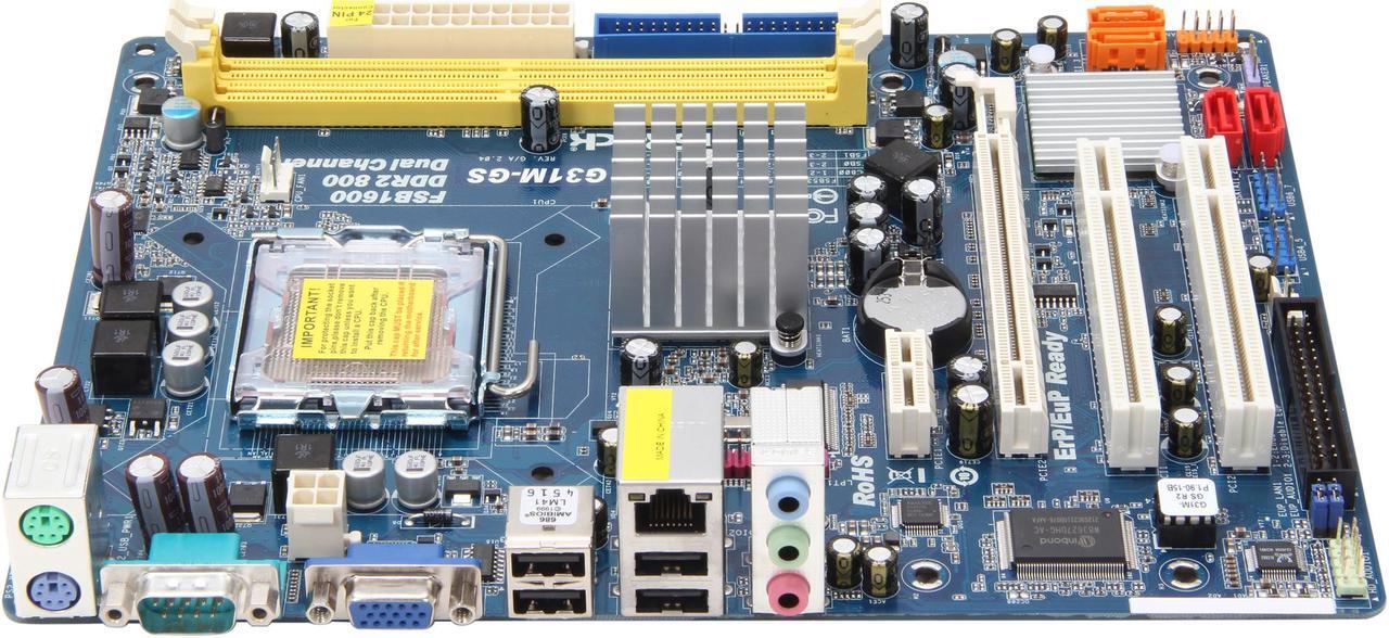 Alt view image 3 of 5 - ASRock G31M-GS R2.0 LGA 775 Intel G31 + ICH7 Micro ATX Intel Motherboard