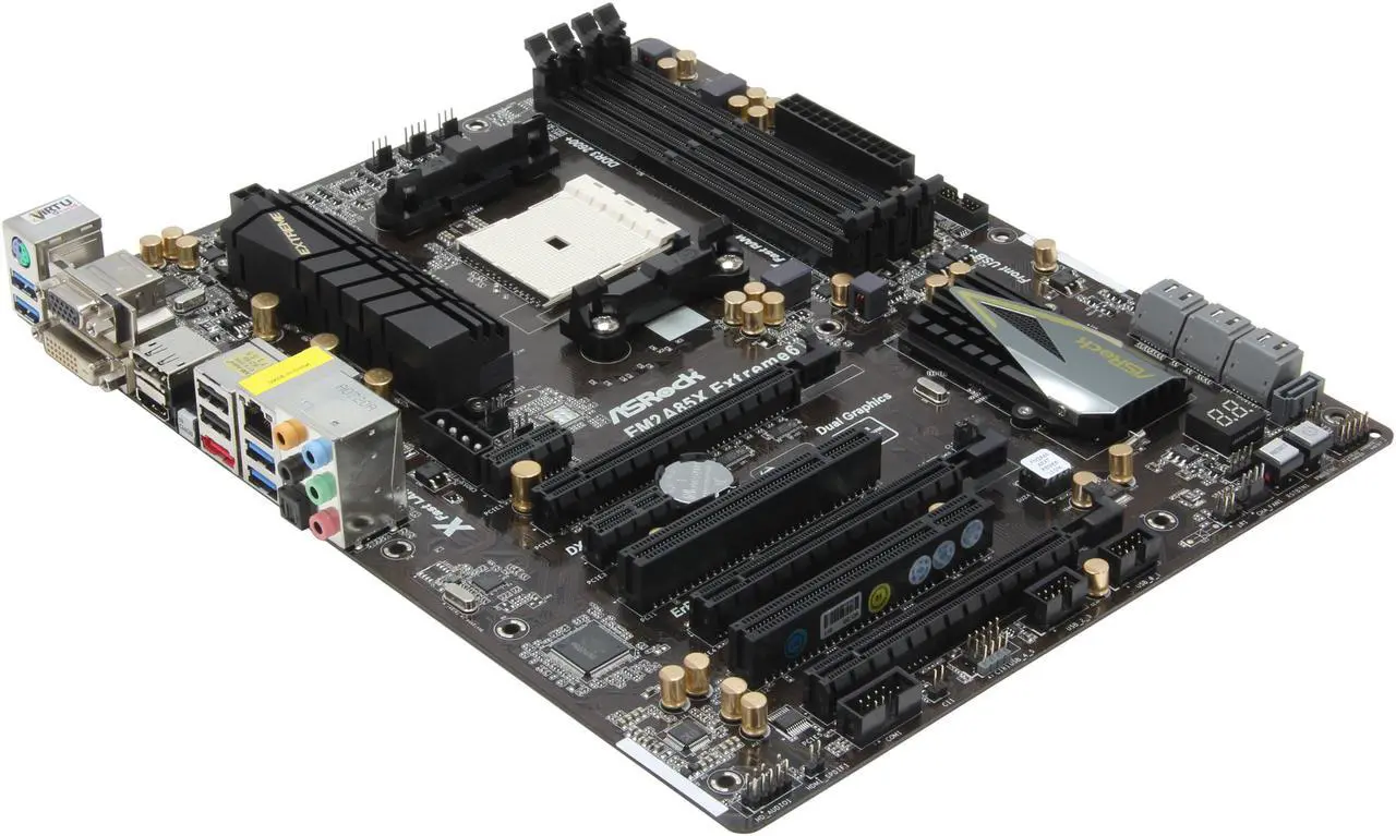 Main image of ASRock FM2A85X Extreme6 FM2 AMD A85X (Hudson D4) USB 3.0 HDMI ATX AMD Motherboard